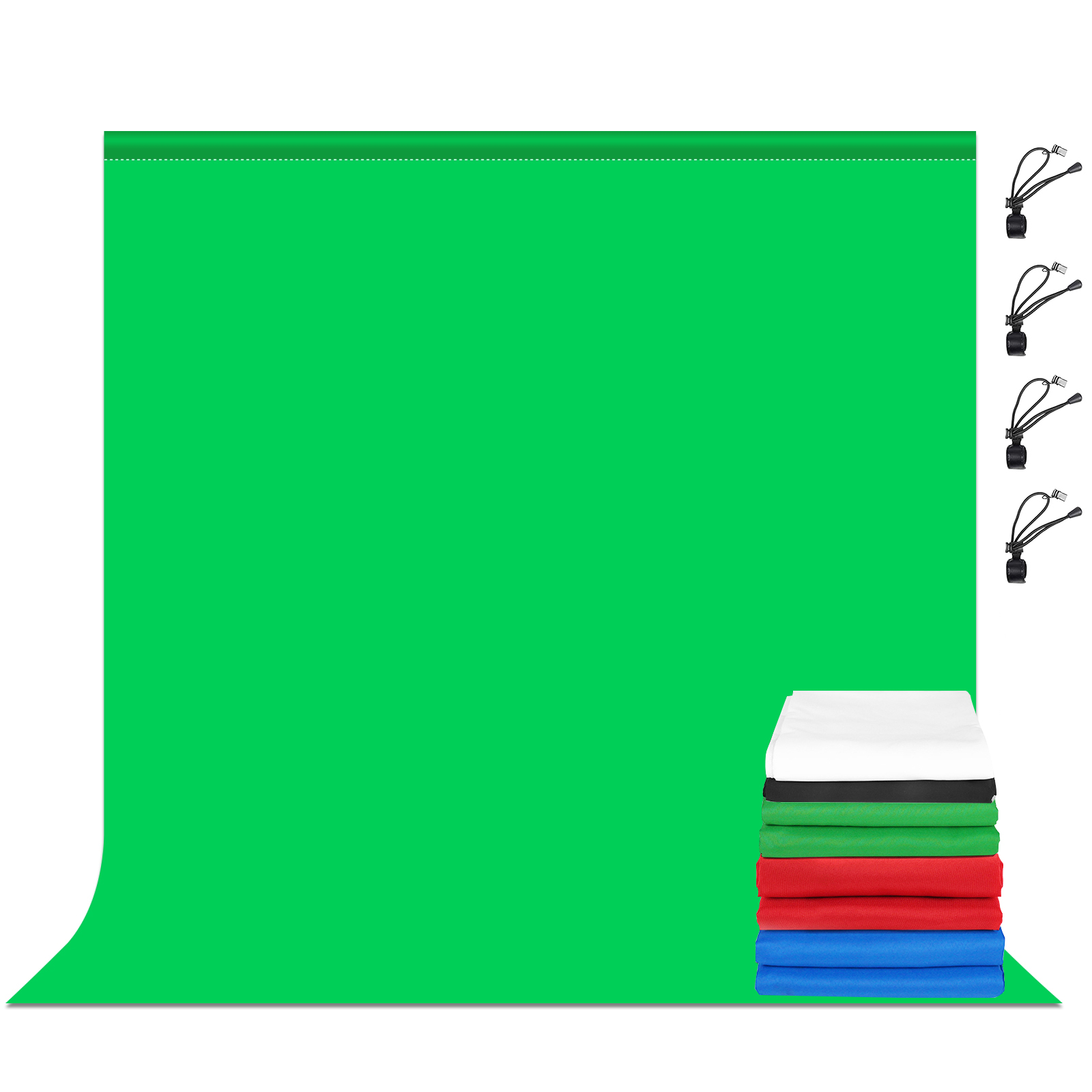 Green Screen Collapsible - PULUZ 2m X 2m 사진 배경