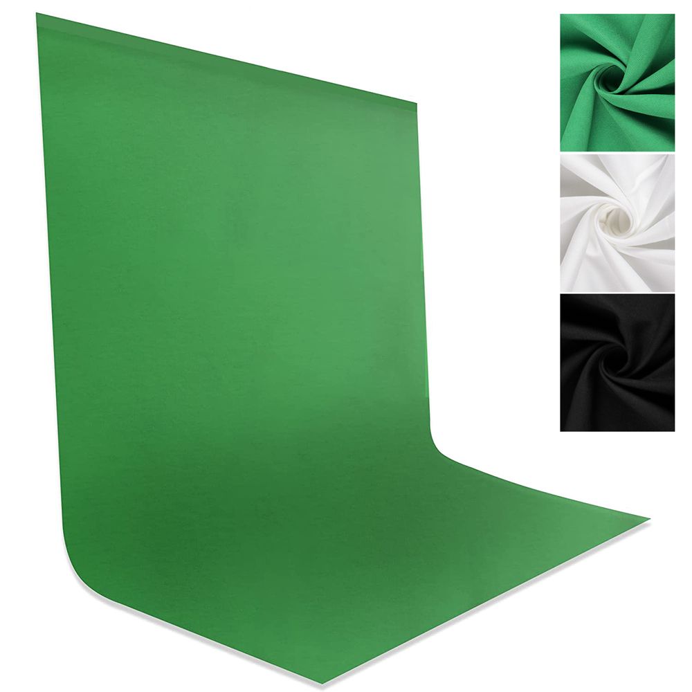Green Screen Collapsible - 비디오 촬영용 녹색 흰색 검정색 매끄러운