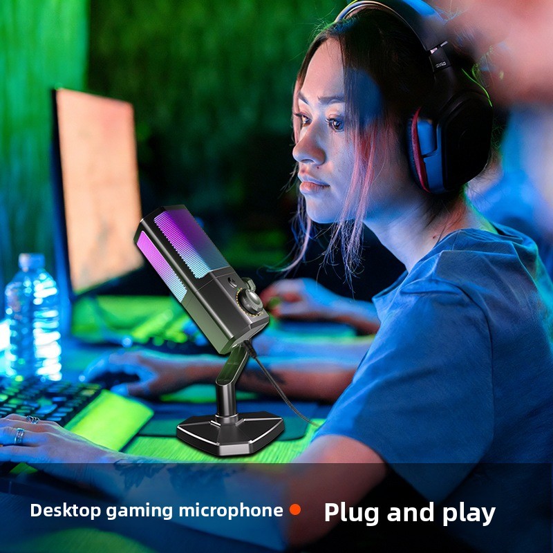 RGB 마이크 게임 e스포츠 라이브 노이즈 감소 USB - Esports & Gaming Optics Gmbh 리뷰 및 가격