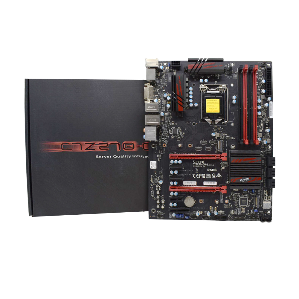 슈퍼마이크로 브랜드 새 제품 C7Z270-CG-L Z2 - Intel Cpu Core I7 리뷰 및 가격