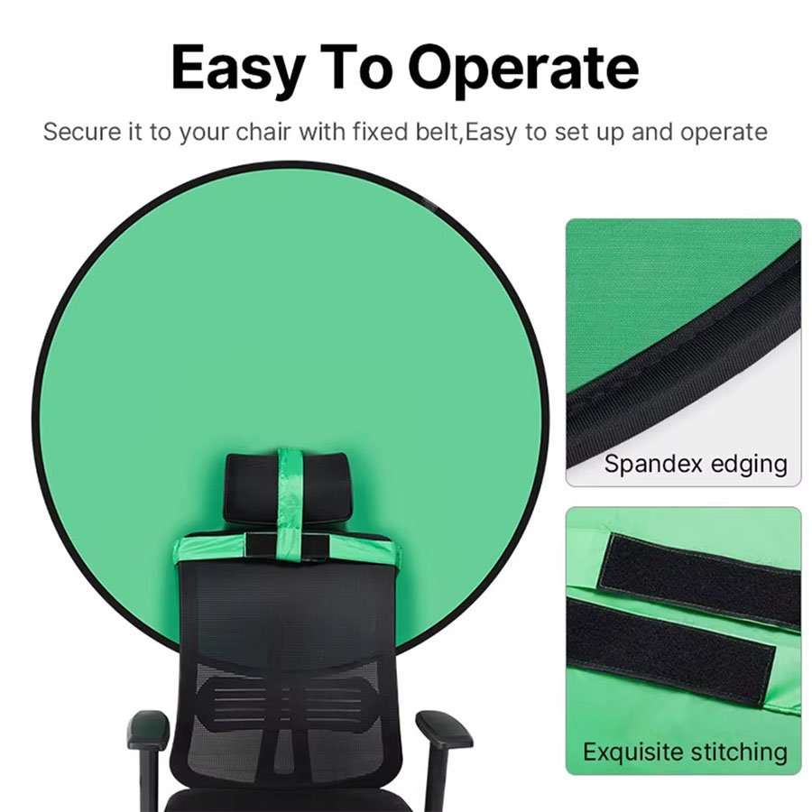 녹색 파란색 양면 스크린 배경 천 원형 접이식 사진 촬 - Green Screen Collapsible 리뷰 및 가격