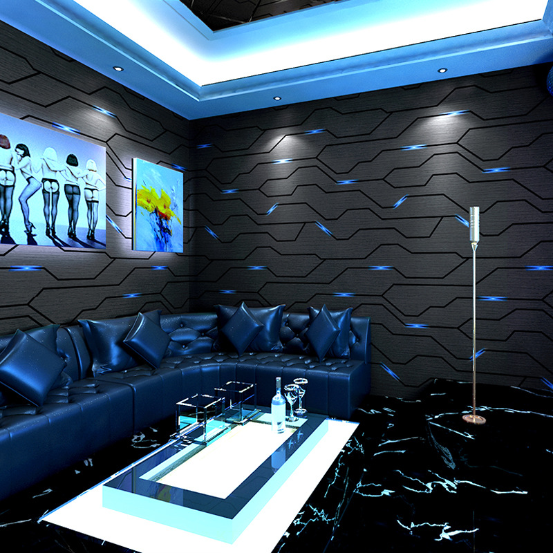 KTV 벽지 벽 커버 3D 스테레오 뮤직 바 장식, 플 - Esports Gaming Wallpaper 리뷰 및 가격
