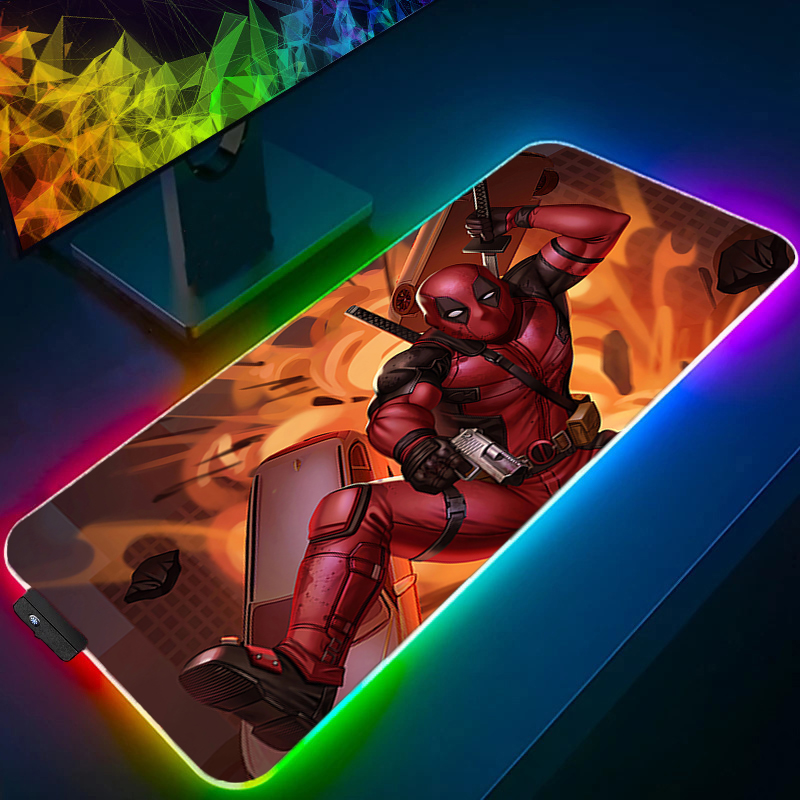 LED 마우스 패드 게임용 백라이트 락 엣지 애니메이션 - Esports Gaming Pc 리뷰 및 가격