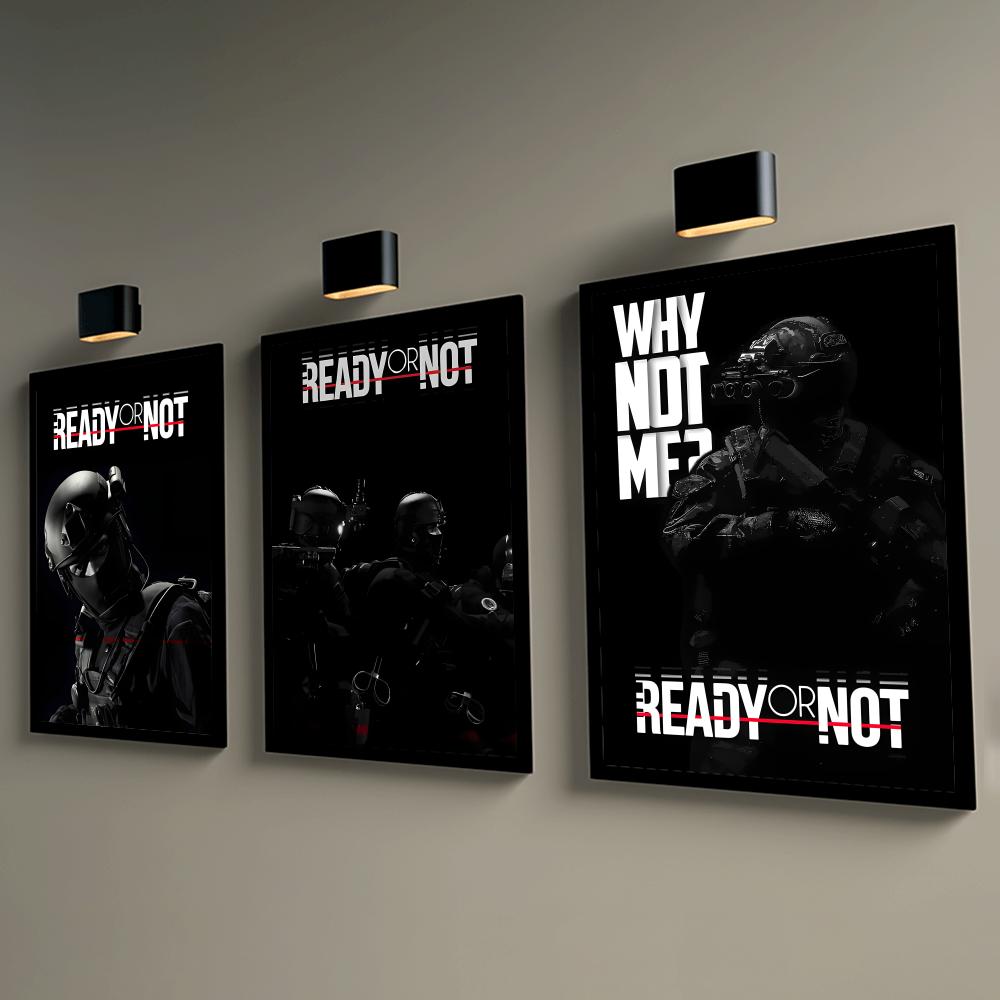 R-Ready 또는 N-NotS 포스터 HD 벽 장식  - Esports Gaming Wallpaper 리뷰 및 가격
