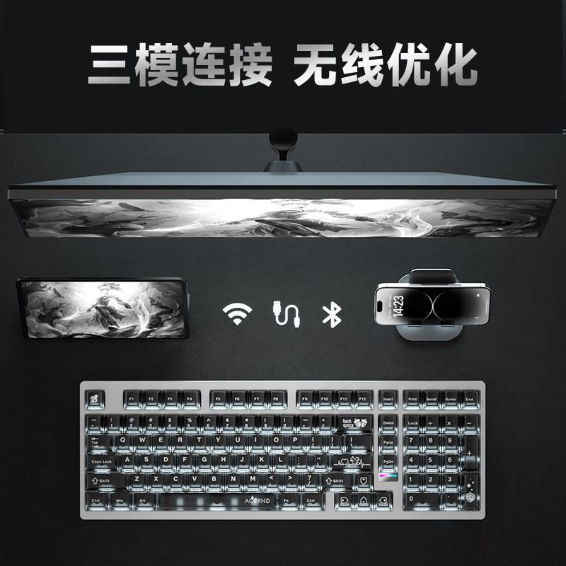 Weika Max102 알루미늄 케이스 무선 기계식 키 - Esports Gaming Laptop 리뷰 및 가격