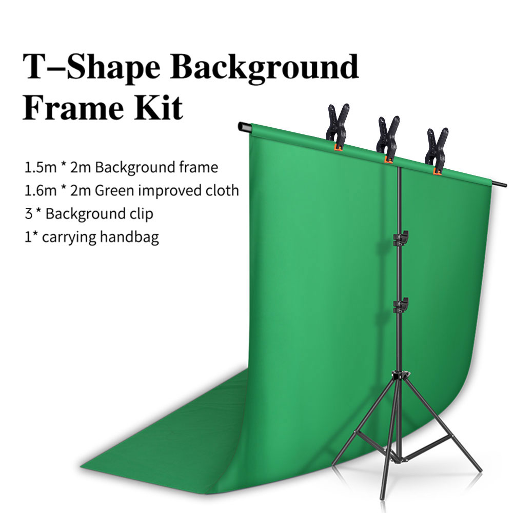 사진 스튜디오 T 모양 배경 스탠드 프레임 지원 시스템 - Green Screen Collapsible 리뷰 및 가격