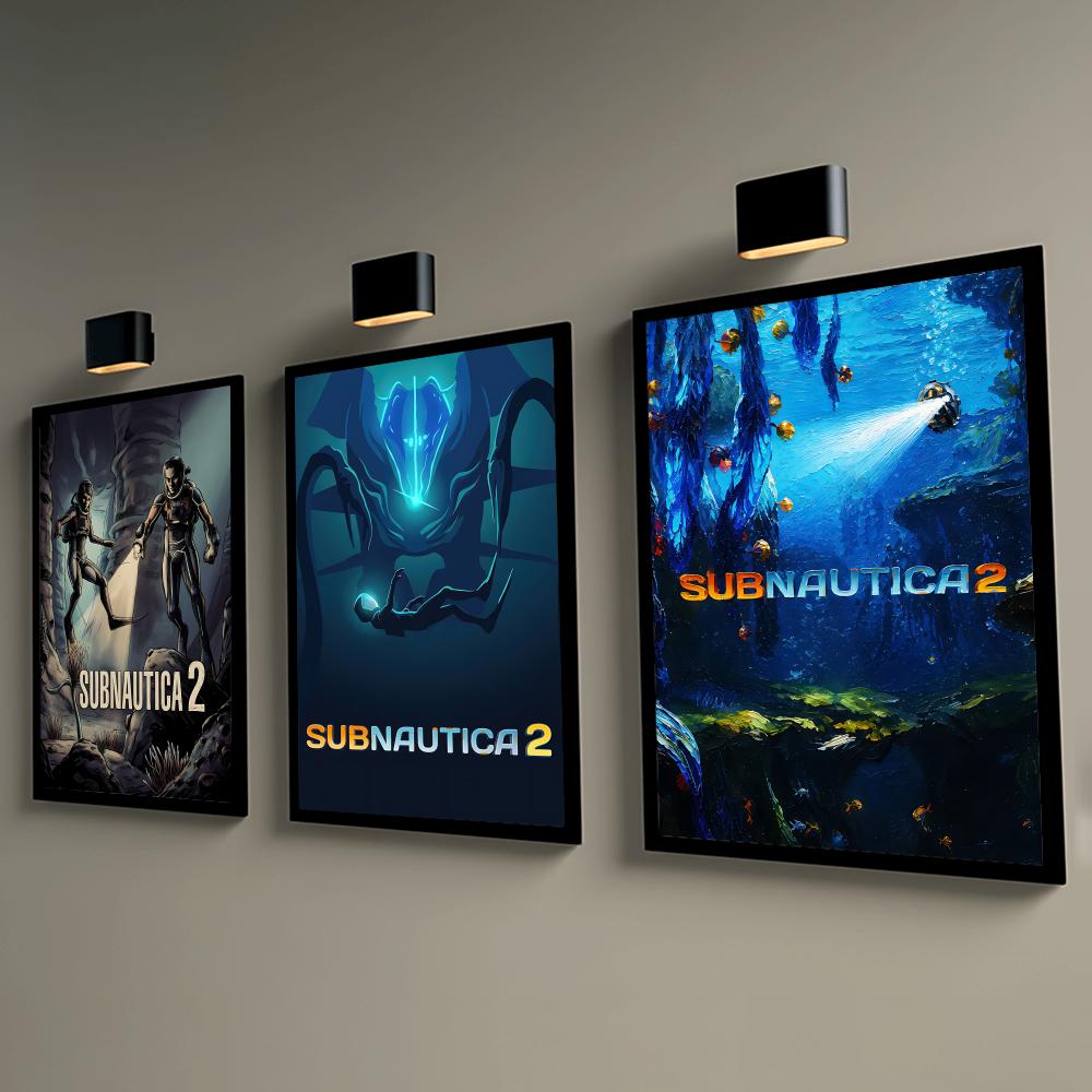 S-SubnauticaS 2 포스터 HD 벽 장식 게임 - Esports Gaming Wallpaper 리뷰 및 가격