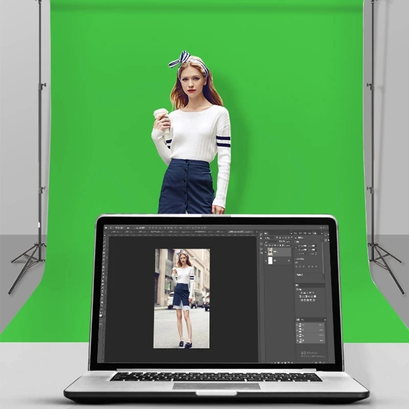 게인베인 배경 천 화이트 블랙 그린 스크린 컬러 코튼  - Green Screen Collapsible 리뷰 및 가격