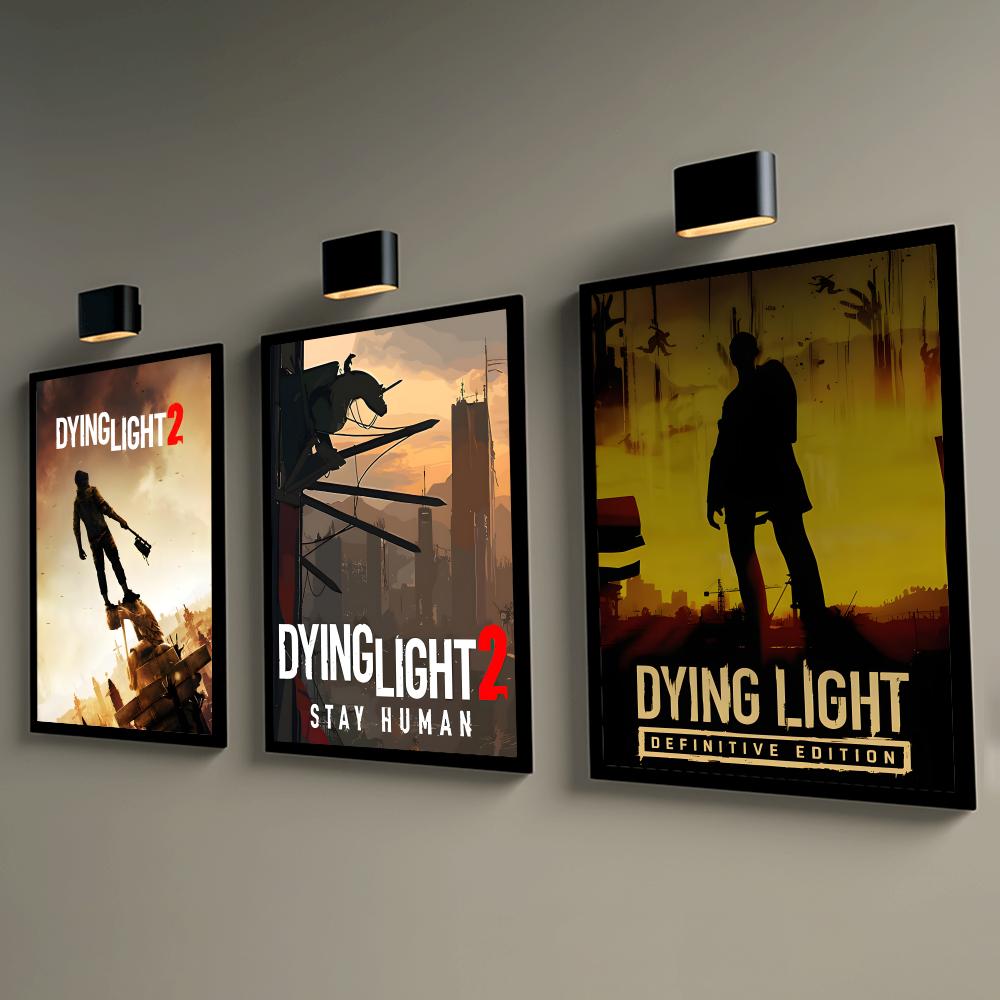 D-Dying L-LightS 포스터 HD 벽 장식 게 - Esports Gaming Wallpaper 리뷰 및 가격