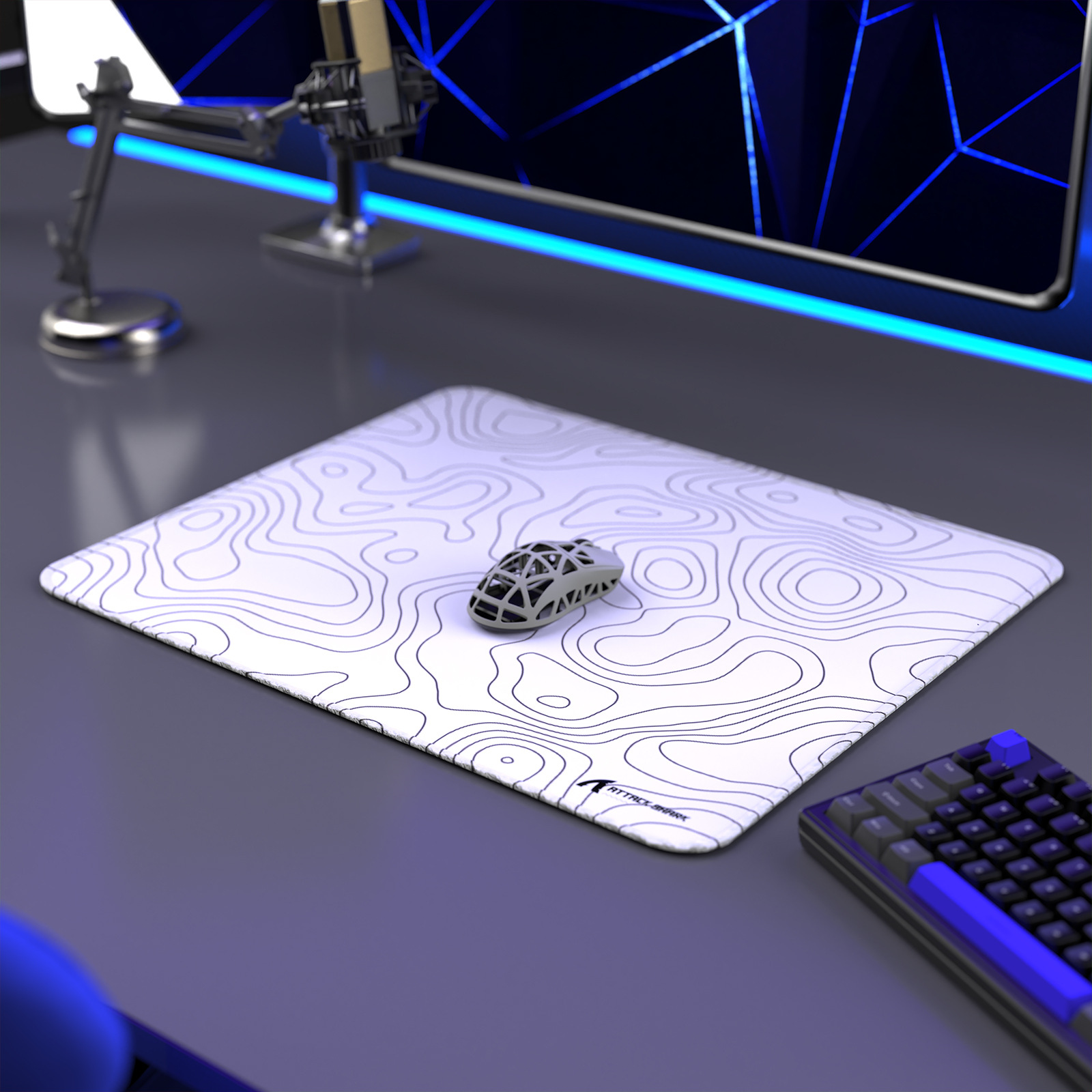 어택 샤크 Cm02 게이밍 마우스 패드, 4mm 초박형 - Esports Gaming Design 리뷰 및 가격