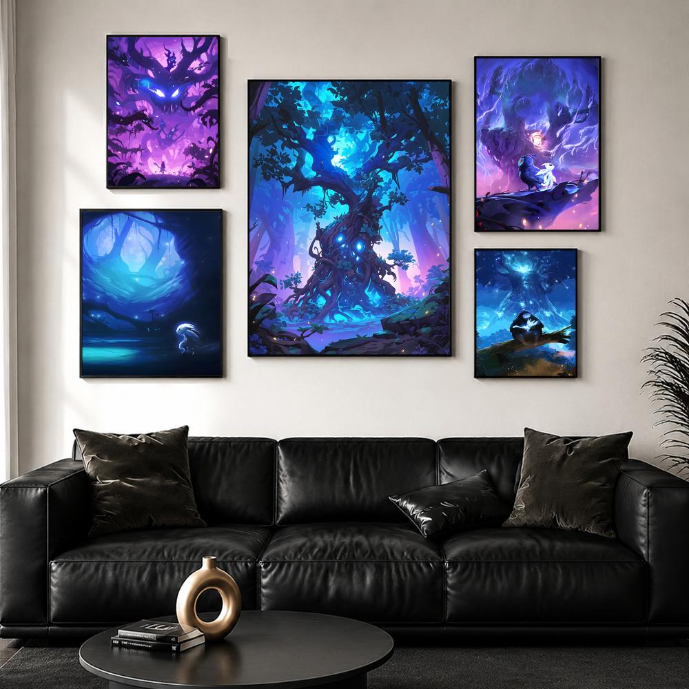 O-Ori와 B-Blind F-ForestS 게임룸 및 - Esports Gaming Wallpaper 리뷰 및 가격