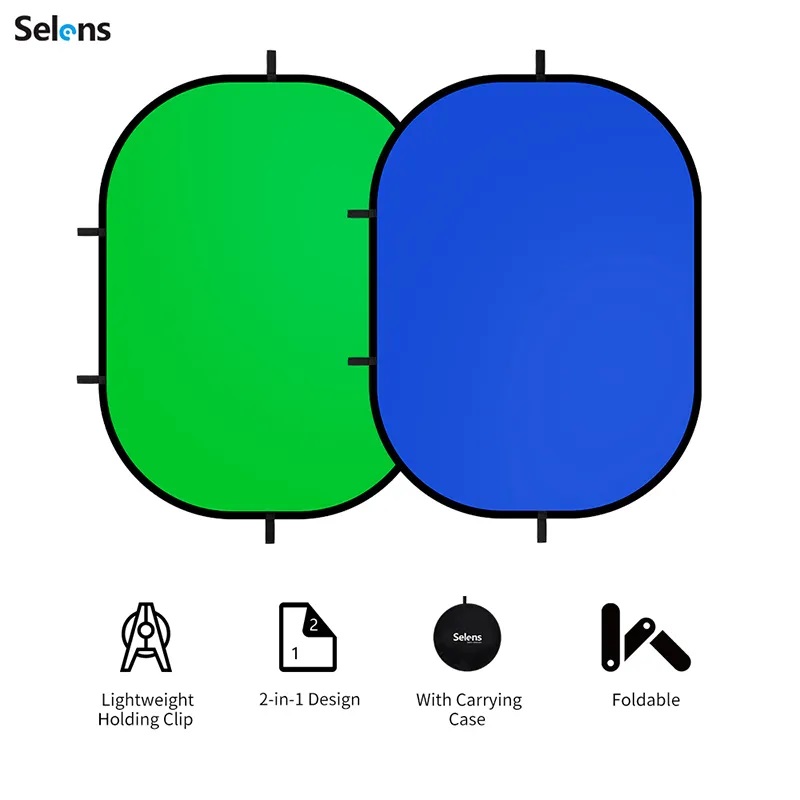 Selens 그린 스크린 사진 배경 접이식 휴대용 반사 - Green Screen Collapsible 리뷰 및 가격
