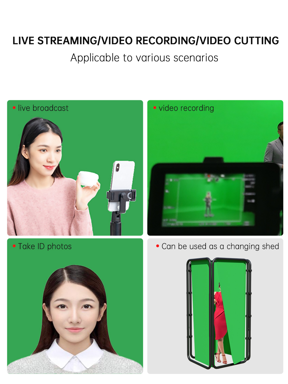 SH 240x400cm 배경 스탠드 프레임, 사진 촬영 - Green Screen Collapsible 리뷰 및 가격